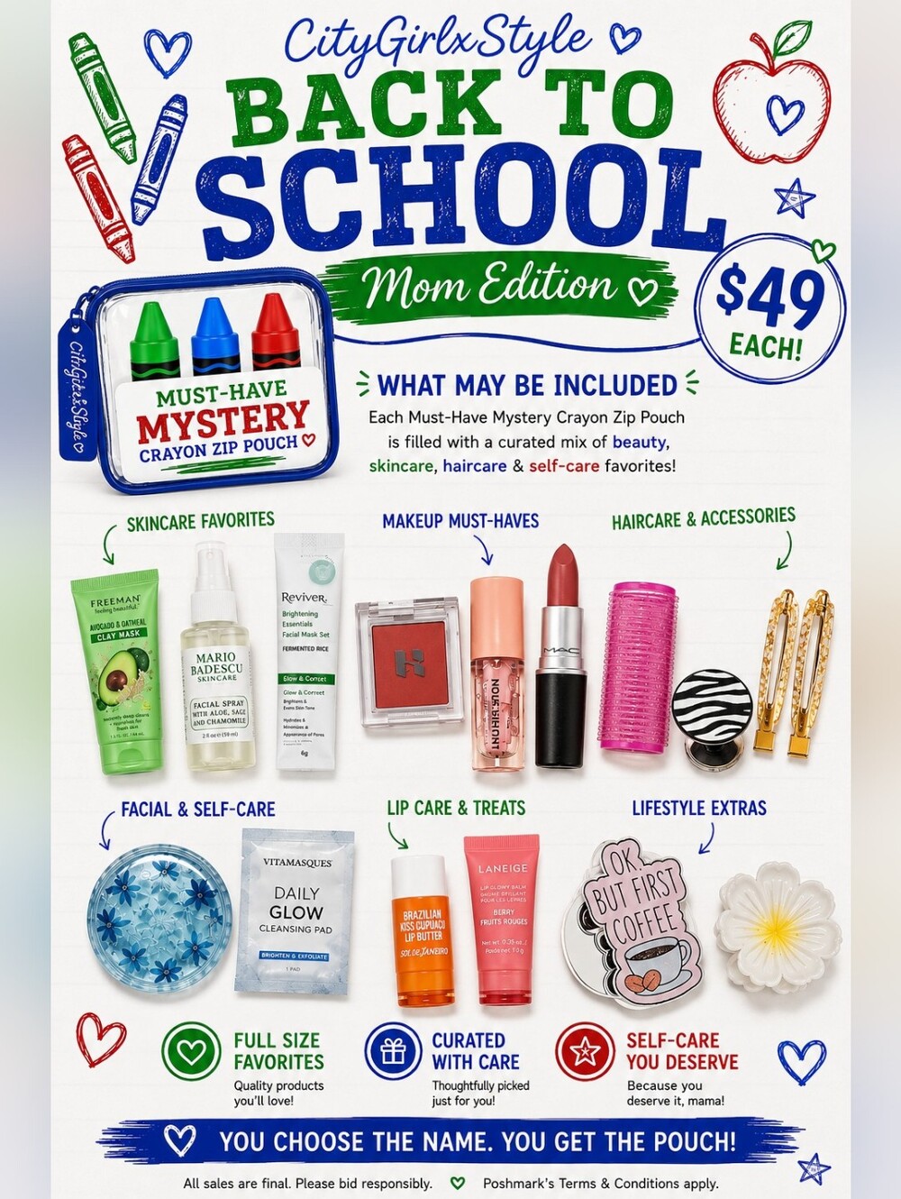 CITYGIRLXSTYLE BACK TO SCHOOL MYSTERY POUCH (MOM EDITION) - Picture 2 of 5